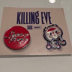 Sorry Baby Red Enamel Pin Set